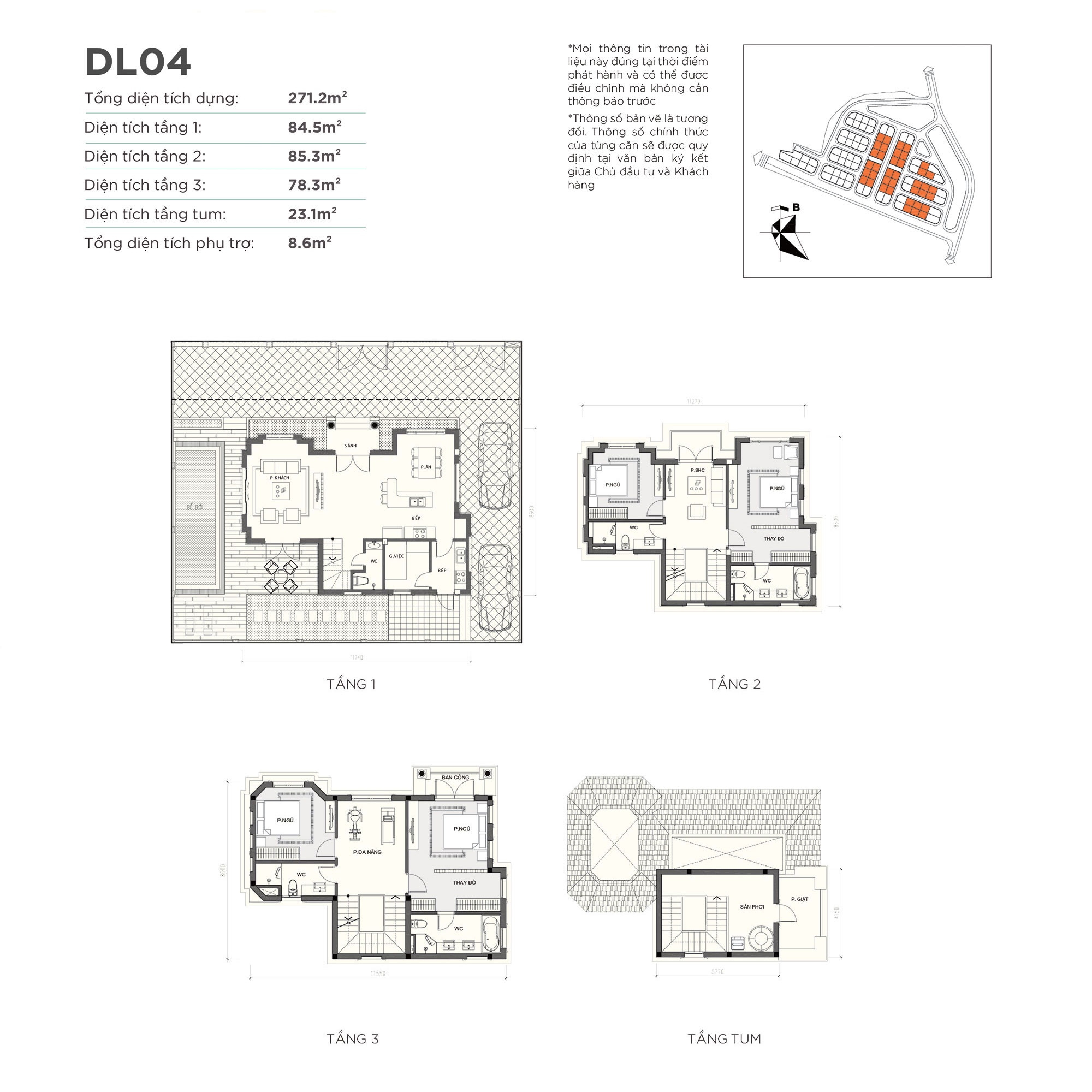 mat-bang-biet-thu-don-lap-dl04-vinhomes-green-villas